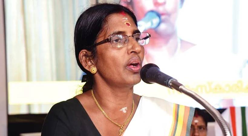 KP Sasikala vizhijam protest