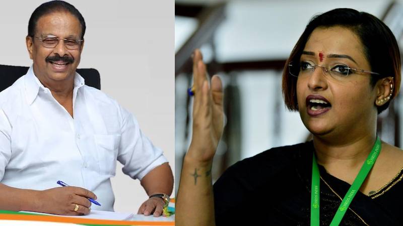 k sudhakaran support swapna suresh