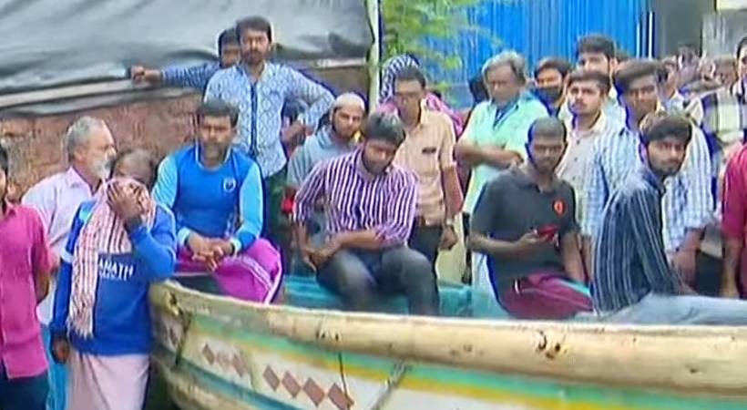 kothi protest construction halted