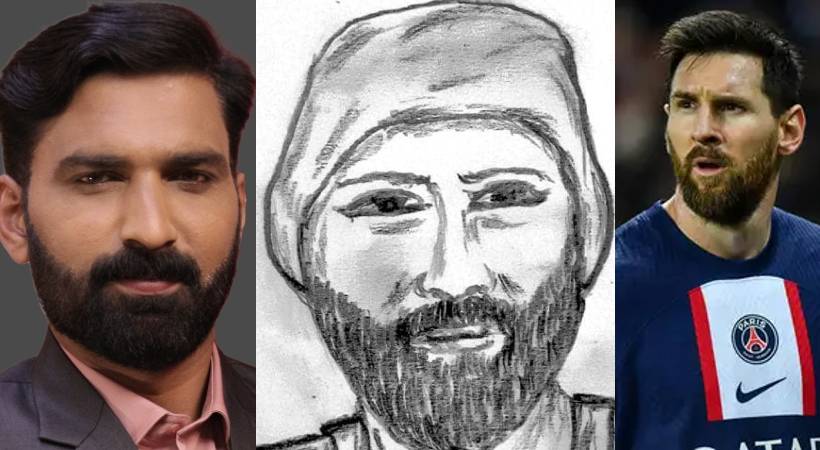 museum case culprit sketch resemblance