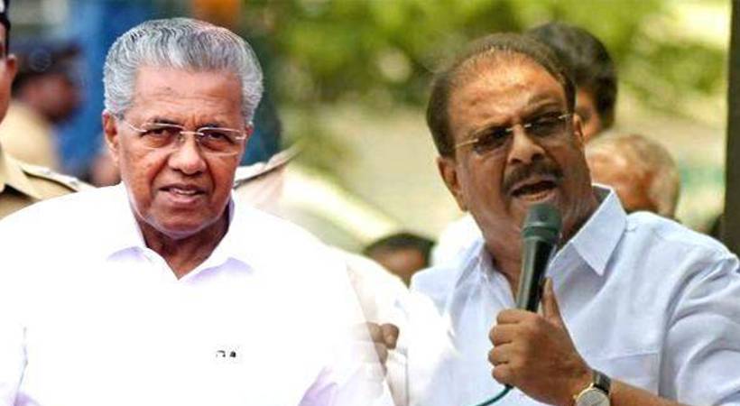 pinarayi government home department failure K Sudhakaran