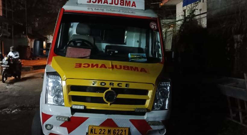 14 year old patient goes home with ambulance