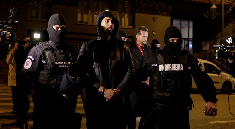 Andrew Tate: Romanian police to hold influencer for 30 days