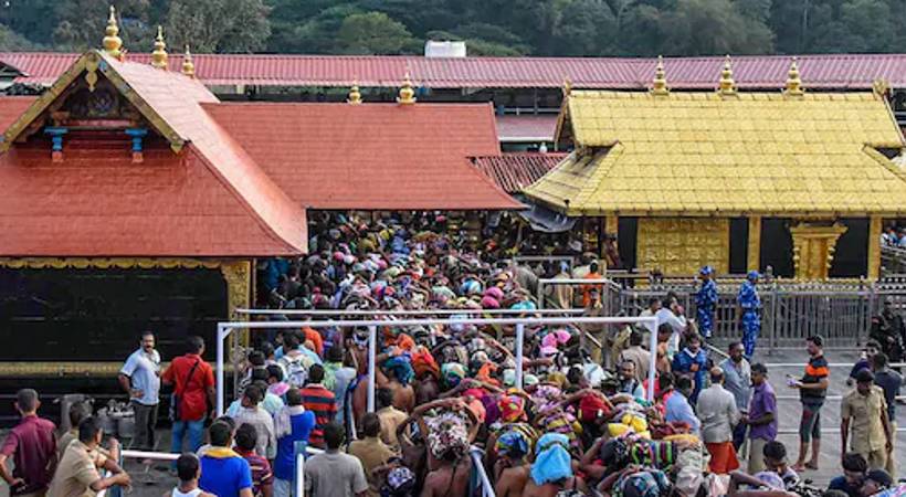 Crowd Sabarimala; Traffic jam Nilakkal