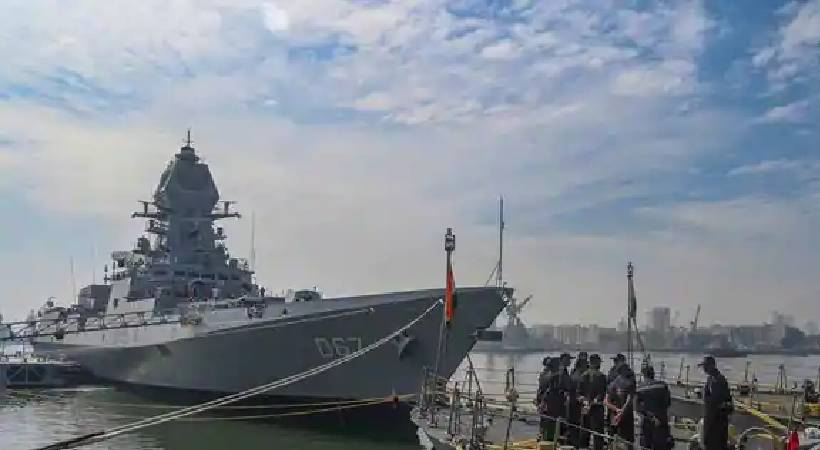 INS mormugao ship launched today