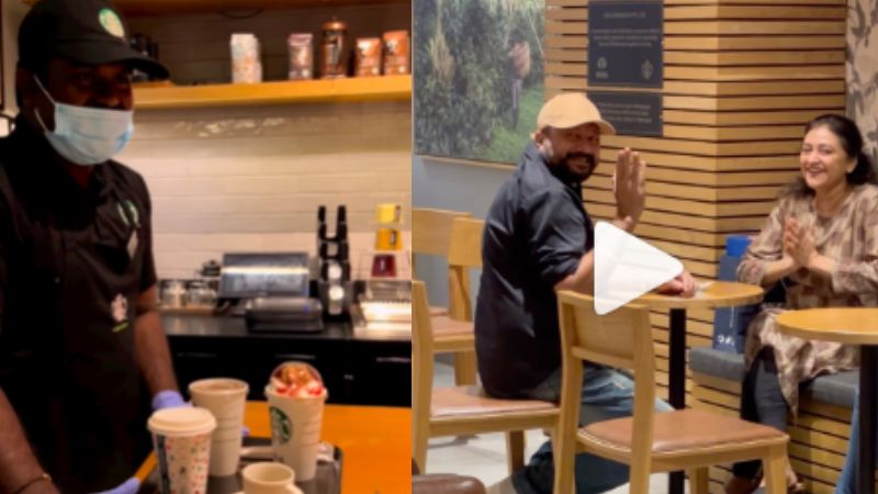hotel waiter imitates actor jayaram
