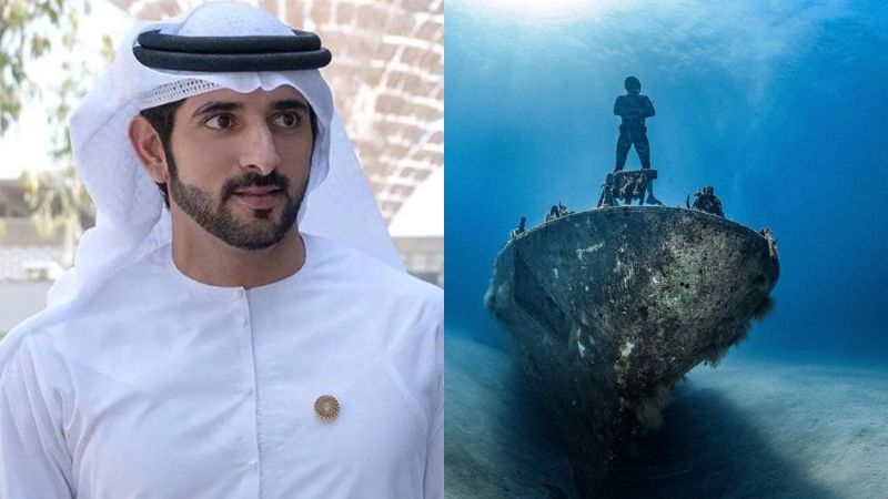 sheikh hamdan shared a photo from under water museum