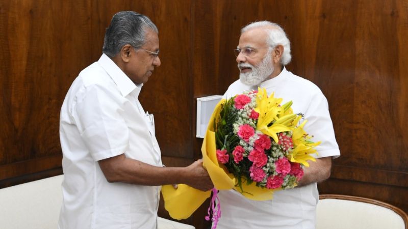 pinarayi vijayan will meet narendra modi
