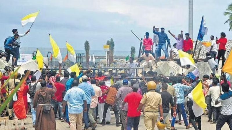latin diocese criticize state govt over vizhinjam protest