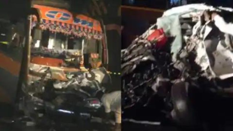 9 killed in bus and SUV collision Gujarat