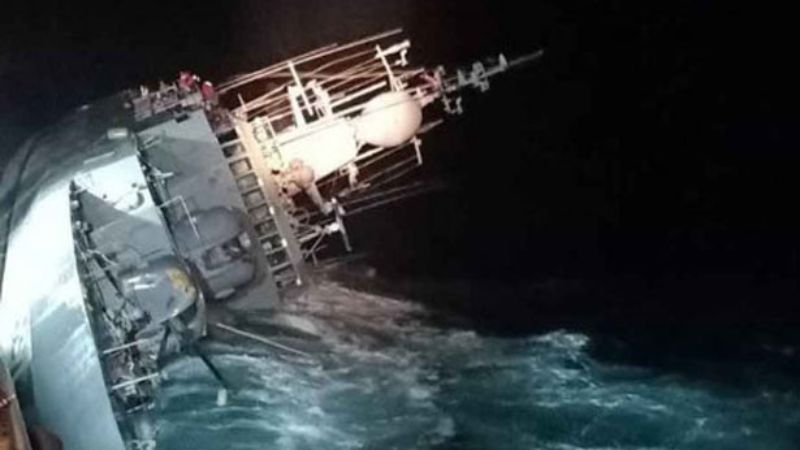 Thailand warship capsizes and 31 sailors missing