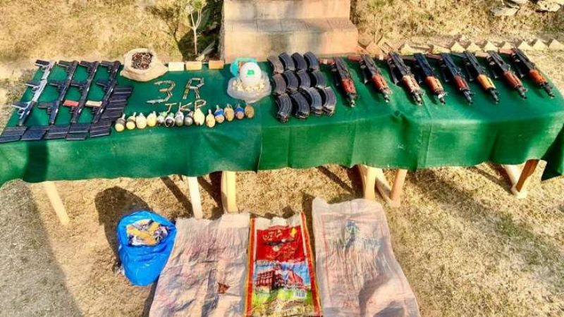 Huge quantity of arms found from uri kashmir