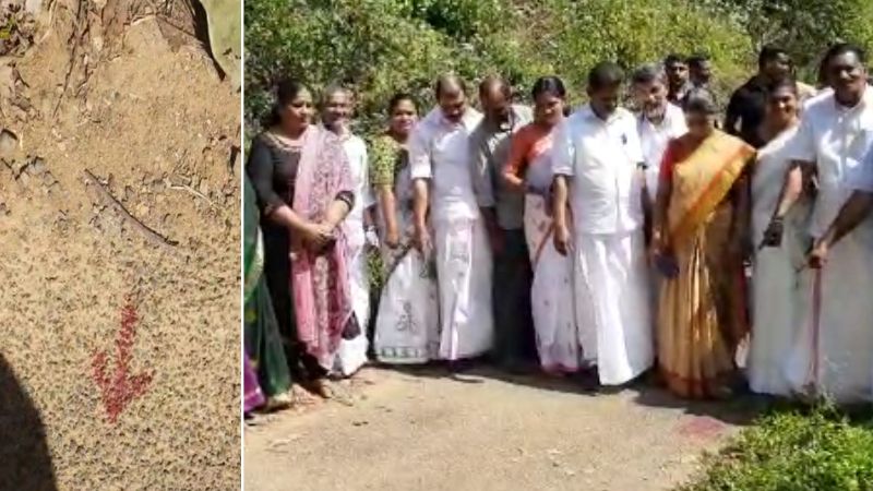 Karnataka marked buffer zone on kerala land