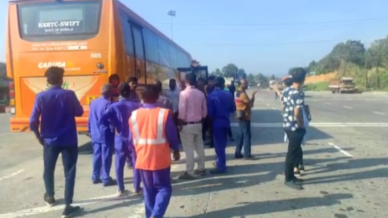 ksrtc swift stop service on road due to fuel shortage