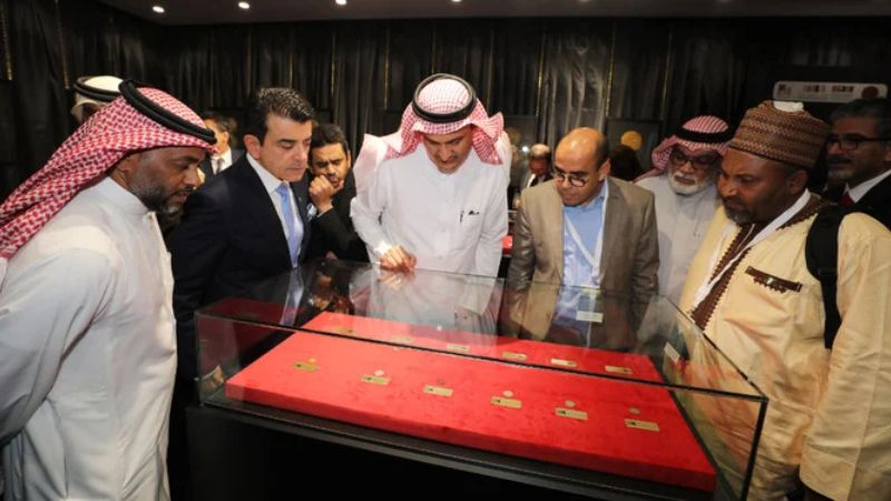 Saudi exhibits ancient Islamic coins and manuscripts in Morocco