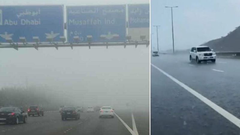 Abu Dhabi Police urges caution in traffic due to bad weather