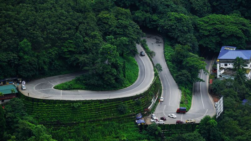 Traffic control at thamarassery churam on dec 22 night