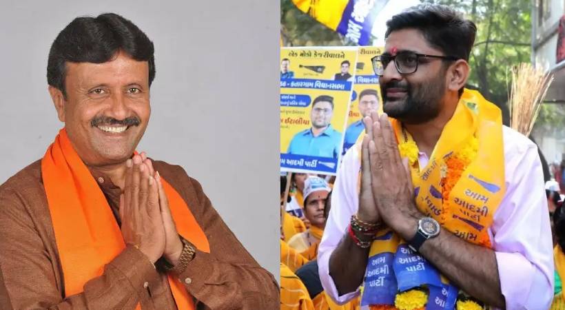 bjp win katargam diamond city