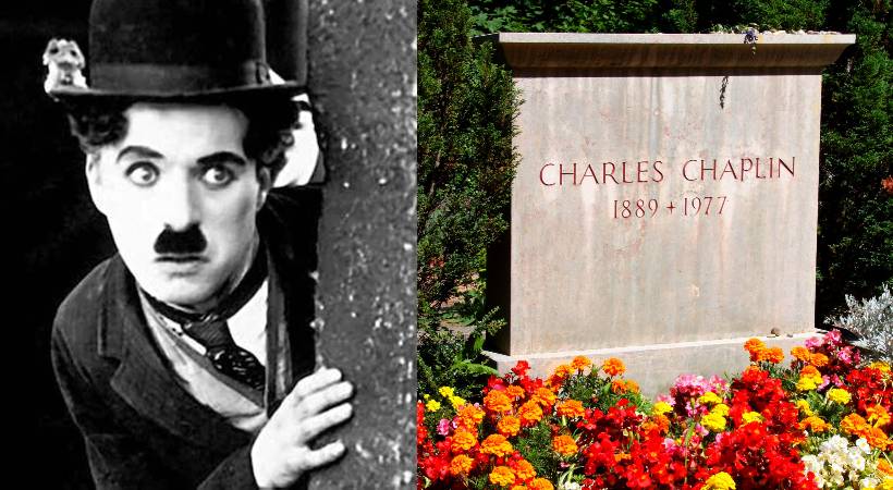 charlie chaplin mortal remains stolen