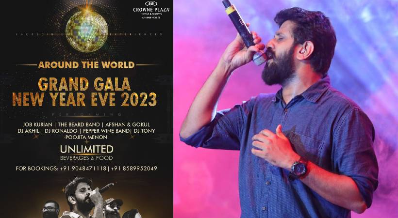 crown plaza new year event