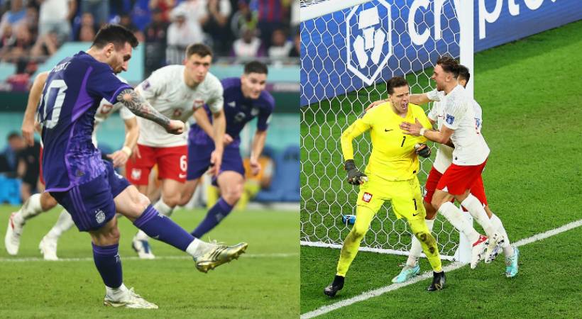FIFA World Cup Poland vs Argentina first half