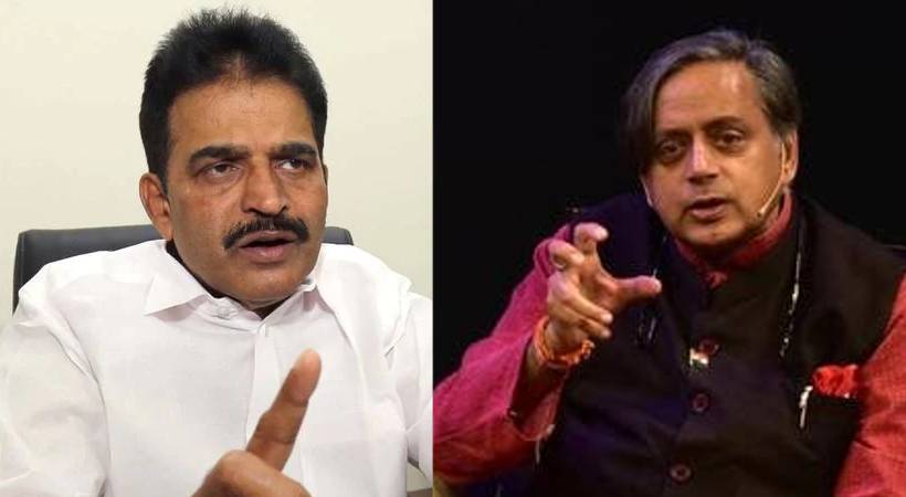 shashi Tharoor issue AICC intervention KC Venugopal