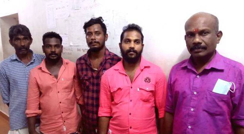 electric shock death Five people arrested