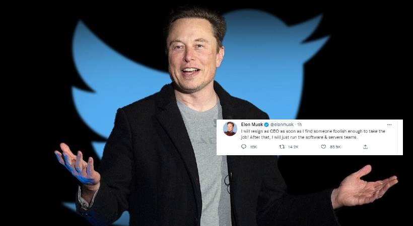 Elon Musk To Quit as Twitter CEO