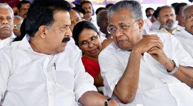 Pinarayi Vijayan Gautam Adani's agent Ramesh Chennithala