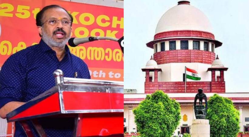 V Muraleedharan Criticizing Supreme Court leave system