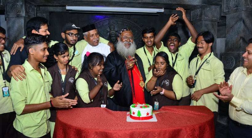malankara orthodox supreme leader christmas celebration at magic planet