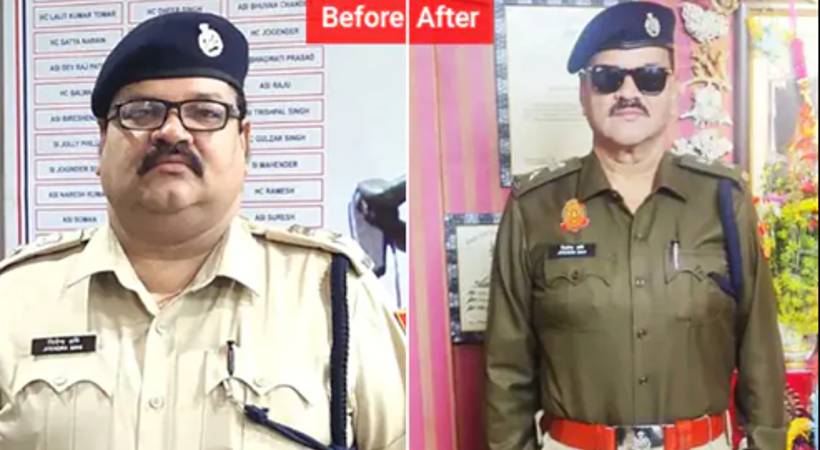 police man loses 46 kilogram in 8 months