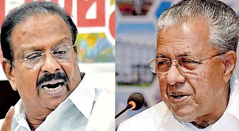 RSS link Pinarayi Vijayan criticized K Sudhakaran