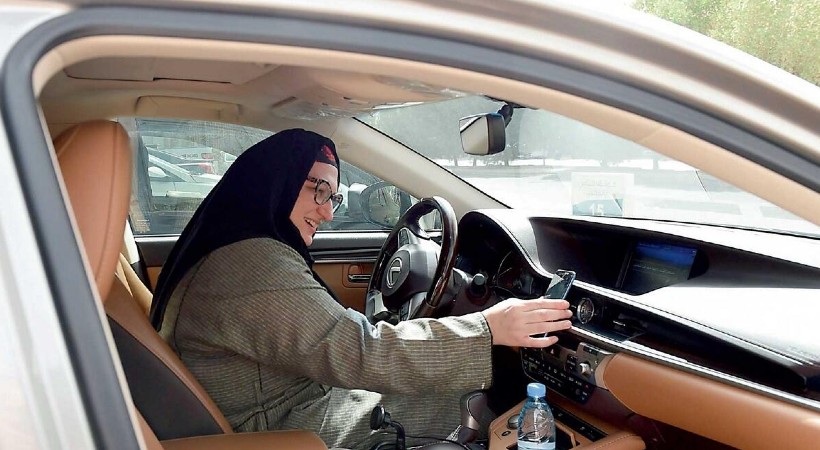 women online taxi drivers riyadh