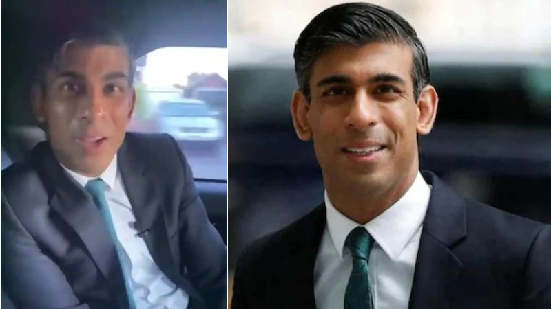Rishi Sunak fined for not wearing seatbelt