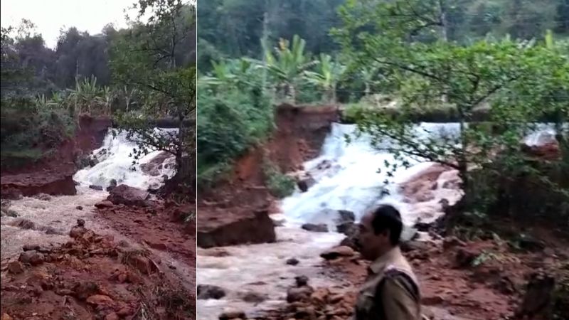 canal collapsed 15 feet in muvattupuzha