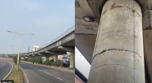 Kochi Metro pillar crack
