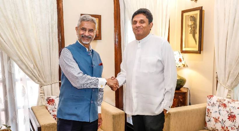 Sajith Premadasa meets S Jaishankar