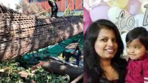 metro pillar collapsed mother and son died in Bengaluru