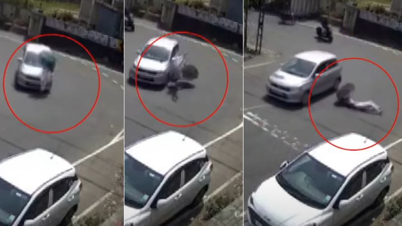girl was hit by car in middle of the road