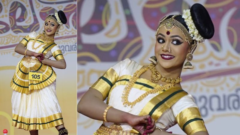 anaina got a grade in mohiniyattam