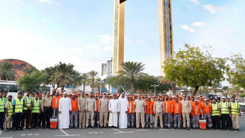 Dubai removes all waste from new tear shows