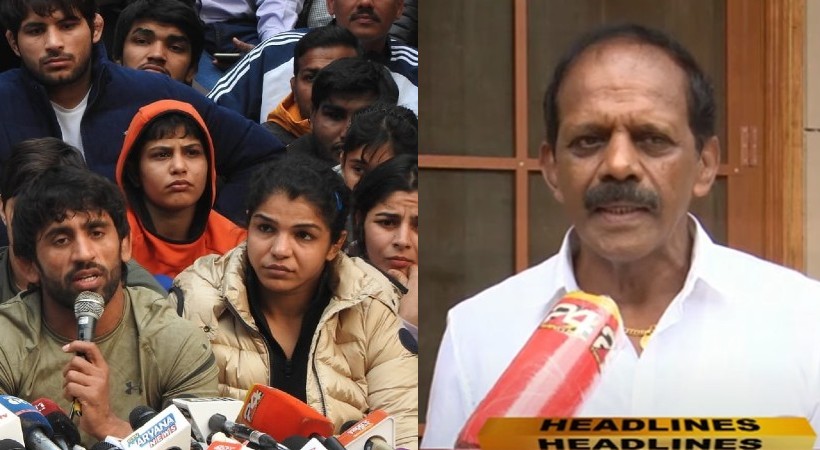 Wrestlers Protest, PN Prasood