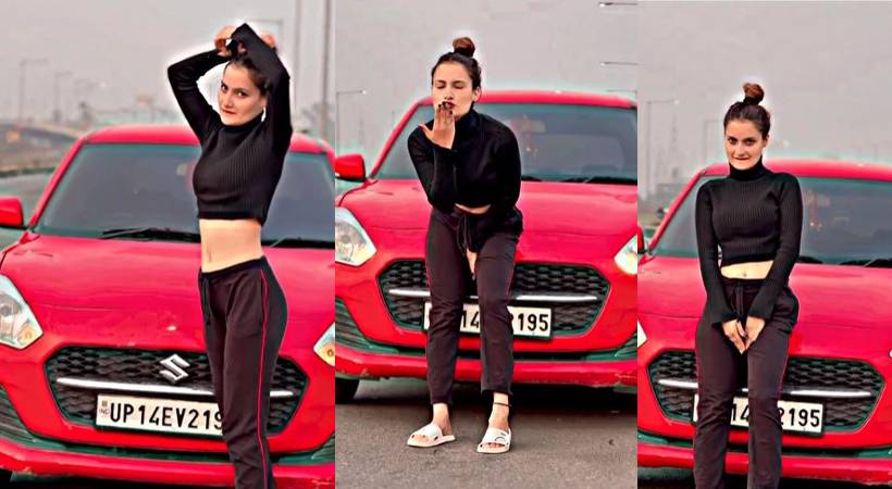instagram influencer fined for taking reels in highway