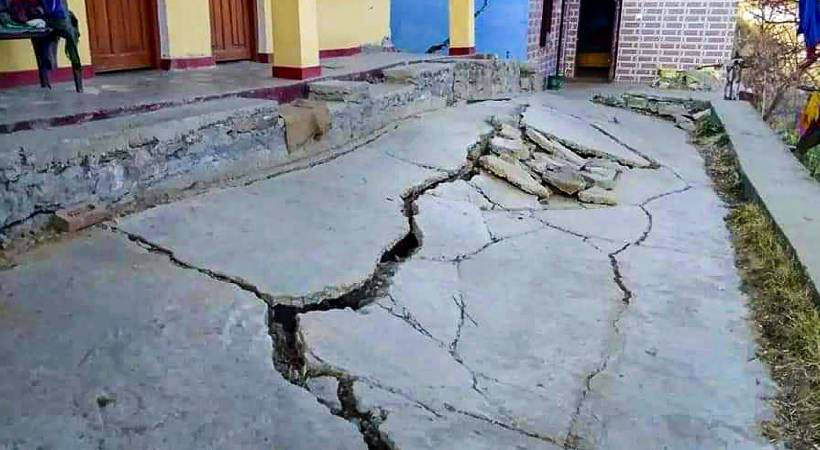 joshimath cracks widened