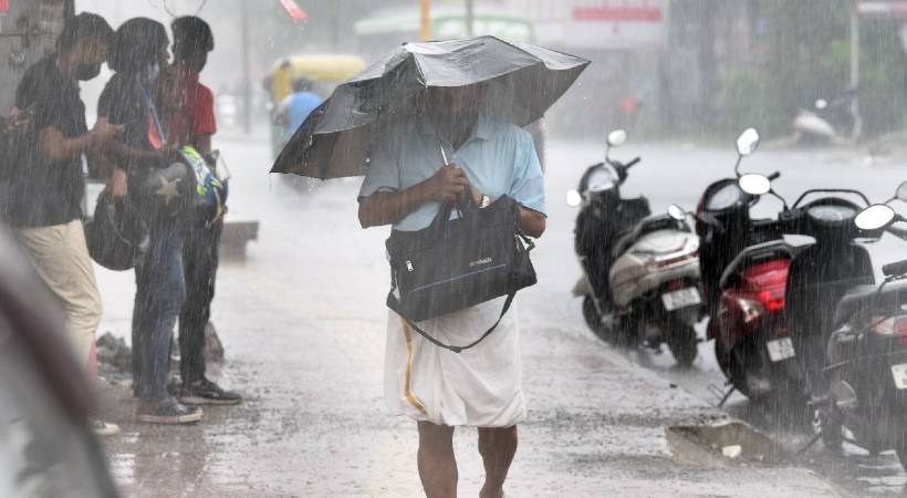 light rain expected in kerala