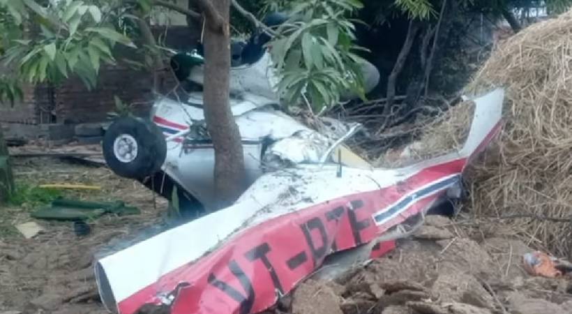 madhya pradesh airplane crashed