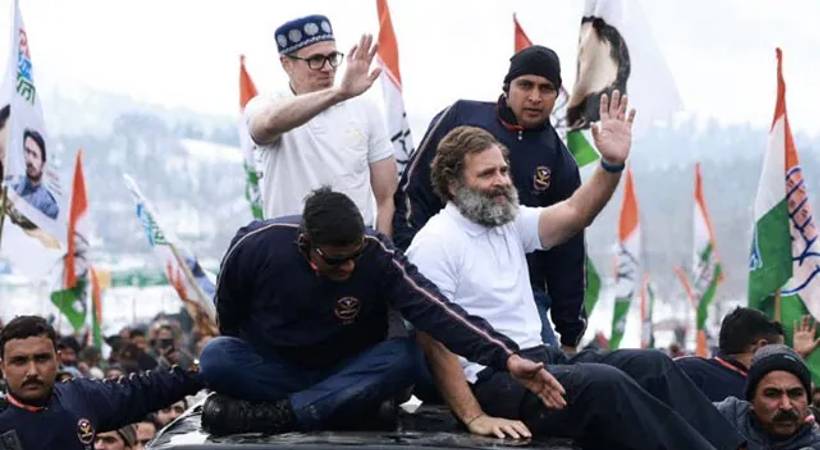 Rahul Gandhi's Bharat Jodo Yatra Jammu Kashmir