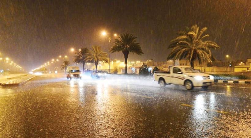 saudi expects rain till tuesday