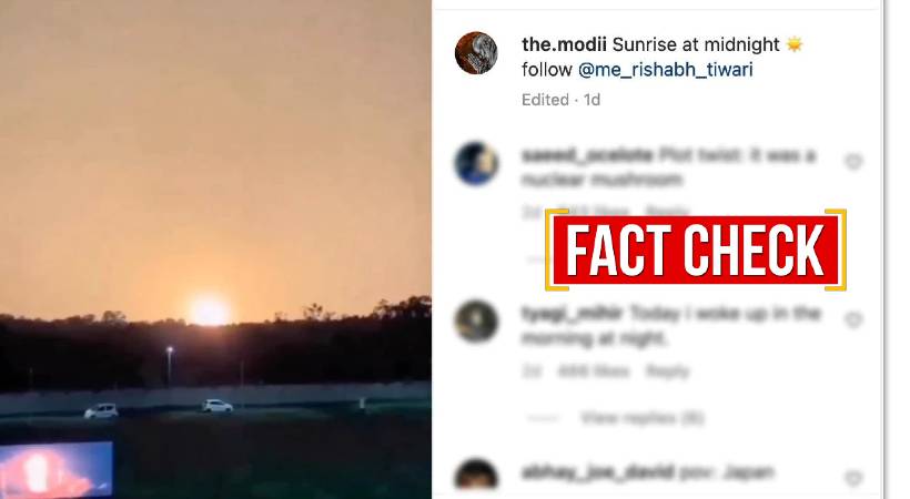 sunrise in midnight fact check